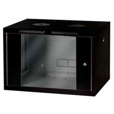Phasak - Armario Rack mural 9U 600x600 negro - Sin luz